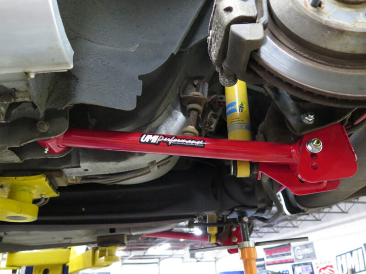 UMI Performance 82-02 GM F-Body Tubular Lower Control Arms Non-Ajustable Panhard Bar Kit - Bull Strap