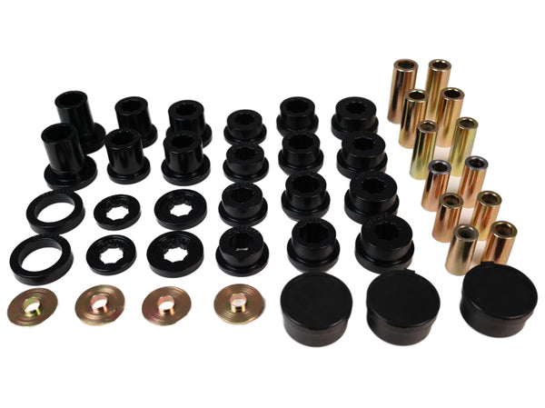 Energy Suspension 01-05 Lexus IS300 Rear Control Arm Bushing Set - Black - Bull Strap