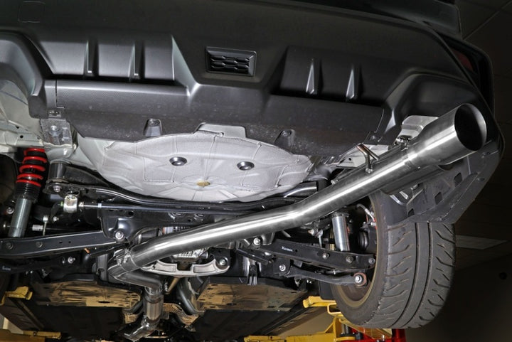 PERRIN 22-25 Subaru WRX Single Exit Catback Exhaust - Bull Strap