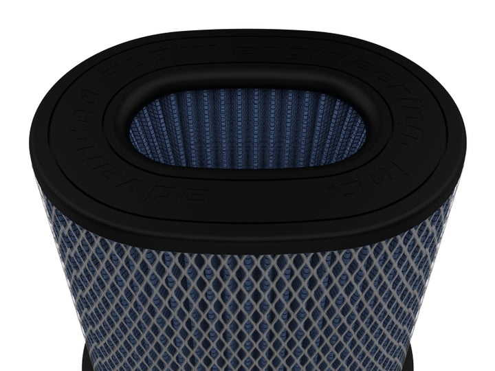aFe MagnumFLOW HD Air Filters Pro 10R Oval 7in X 4.75in F  9in X 7in T X 9H - Bull Strap