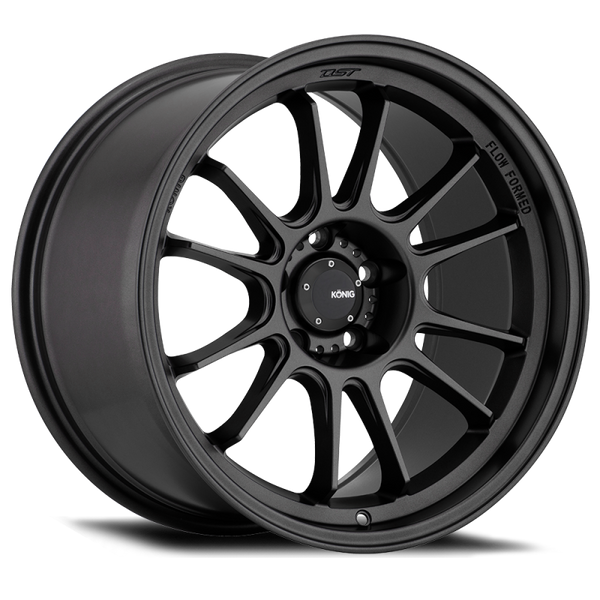Konig Hypergram 17x8 5x114.3 ET35 Matte Black - Bull Strap