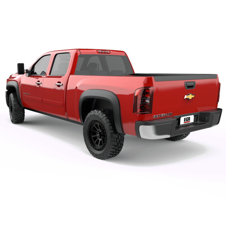 EGR 07-13 Chev Silverado 6-8ft Bed Rugged Look Fender Flares - Set (751504) - Bull Strap