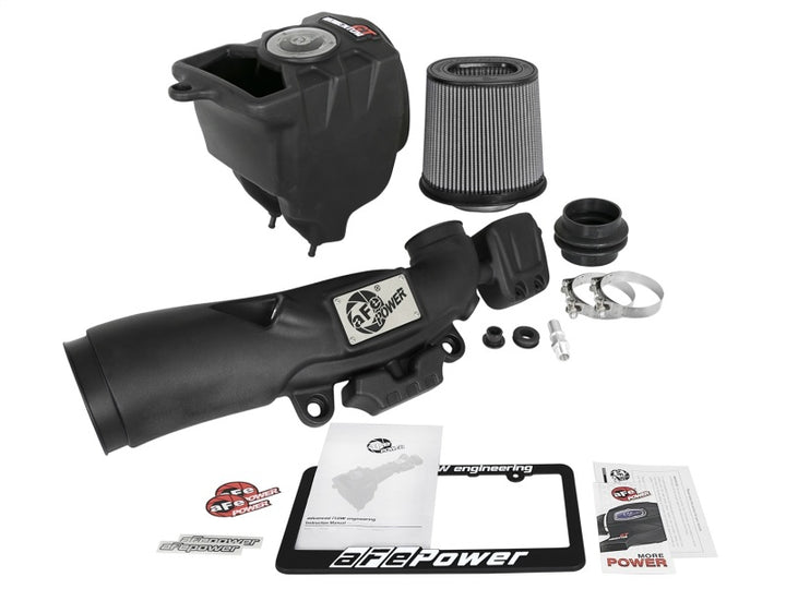 aFe Momentum GT Pro DRY S Cold Air Intake System 2018+ Jeep Wrangler (JL) V6 3.6L - Bull Strap