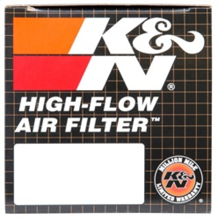 K&N Filter Universal Rubber Filter 2 inch Flange 3 1/8 inch Base, 2 inch Top, 3 inch Height - Bull Strap