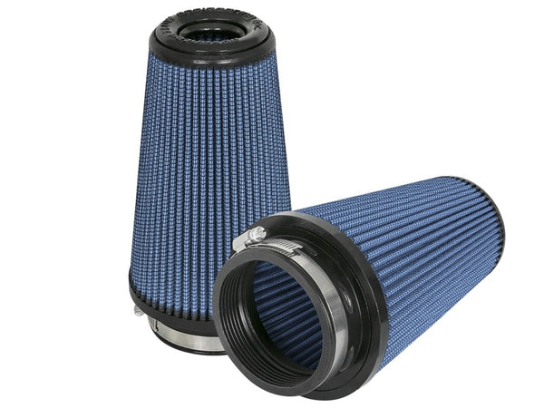 aFe Magnum FLOW Pro 5R Replacement Air Filter (Pair) F-3.5 / B-5 / T-3.5 (Inv) / H-8in. - Bull Strap