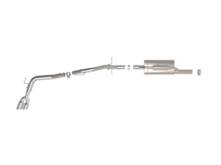 aFe 2024+ Ford Ranger L4-2.3L (t) Vulcan Series 2.5in to 3in Cat-Back Exhaust w/ Polished Tip - Bull Strap