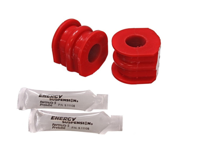 Energy Suspension 03-07 Infiniti G-35 Coupe RWD / 02-09 350Z Red 21mm Rear Sway Bar Frame Bushings - Bull Strap
