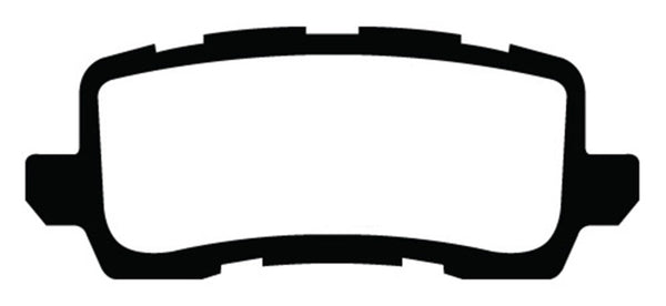 EBC 13+ Acura RLX 3.5 Greenstuff Rear Brake Pads - Bull Strap