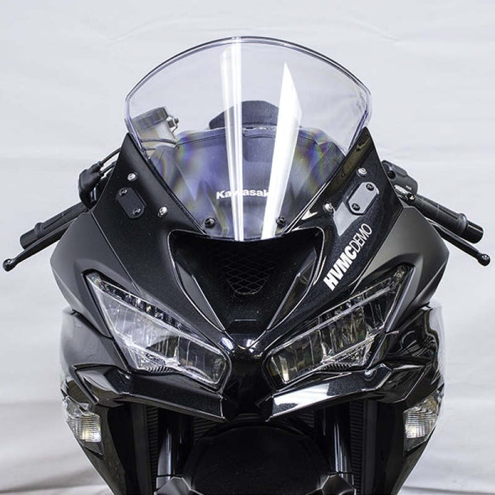 New Rage Cycles 19+ Kawasaki ZX-6R Mirror Block Off Plates - Bull Strap