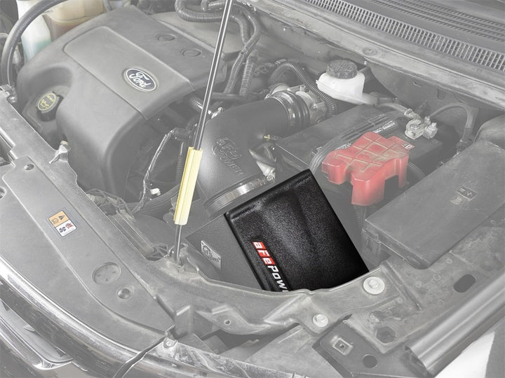 aFe MagnumFORCE Cold Air Intake Cover 09-14 Ford Edge V6-3.5L - Bull Strap