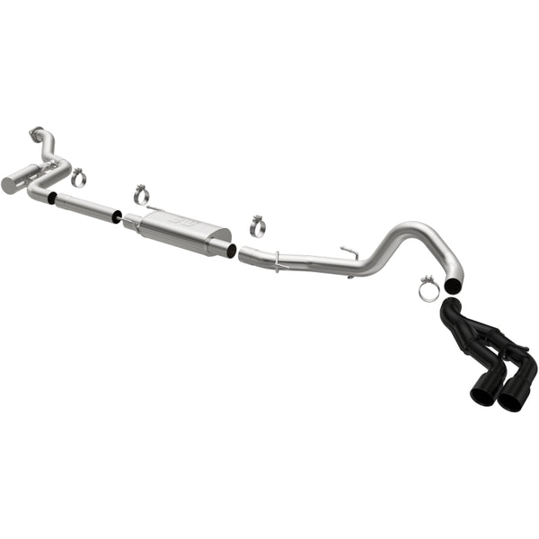 Magnaflow 2024 Toyota Tacoma Speq Series Cat-back Exhaust System (Black Tips) - Bull Strap