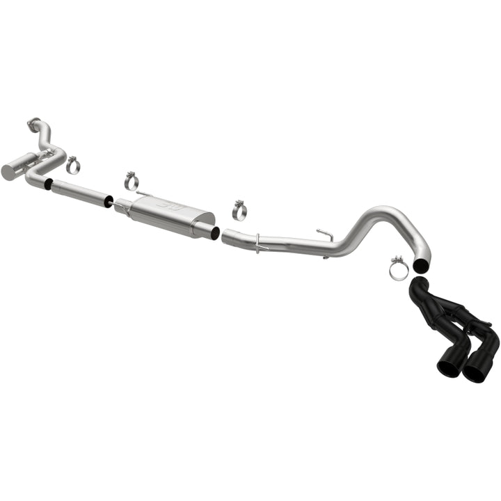Magnaflow 2024 Toyota Tacoma Speq Series Cat-back Exhaust System (Black Tips) - Bull Strap