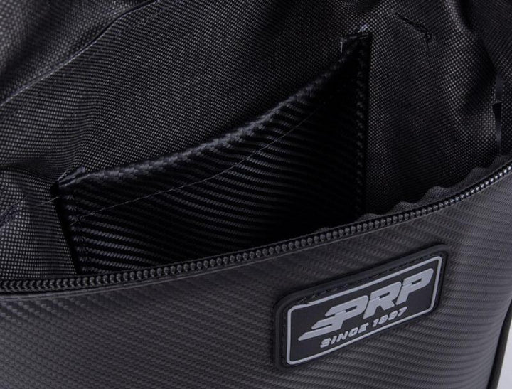 PRP Polaris RZR Front Door Bag with Knee Pad (Passenger Side)- Black - Bull Strap
