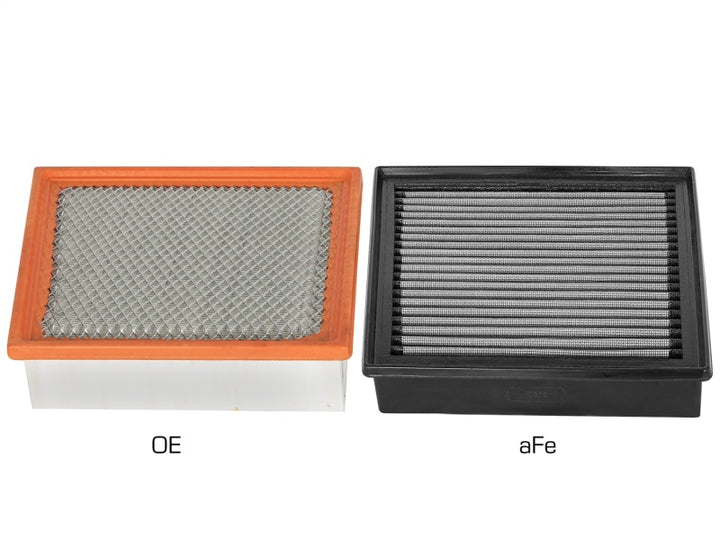aFe MagnumFLOW Pro DRY S OE Replacement Filter 2017 GM Diesel Trucks V8 6.6L L5P - Bull Strap