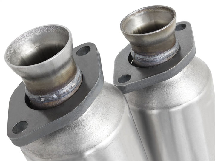 aFe Power Direct Fit Catalytic Converter Replacements Front 04-06 Jeep Wrangler (TJ/LJ) I6-4.0L - Bull Strap