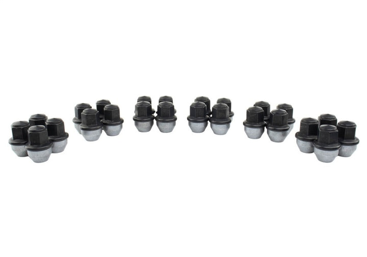 Ford Racing M14 x 1.5 Black Lug Nut - Set of 24 - Bull Strap