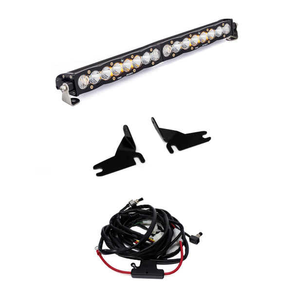 Baja Designs 2019 Chevy Silverado 1500 S8 w/ 20in S8 Grille Mount Kit - Bull Strap