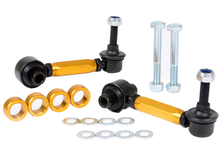 Whiteline 08-13 Subaru Forester SH Rear Sway Bar Link Assembly - Pair - Bull Strap