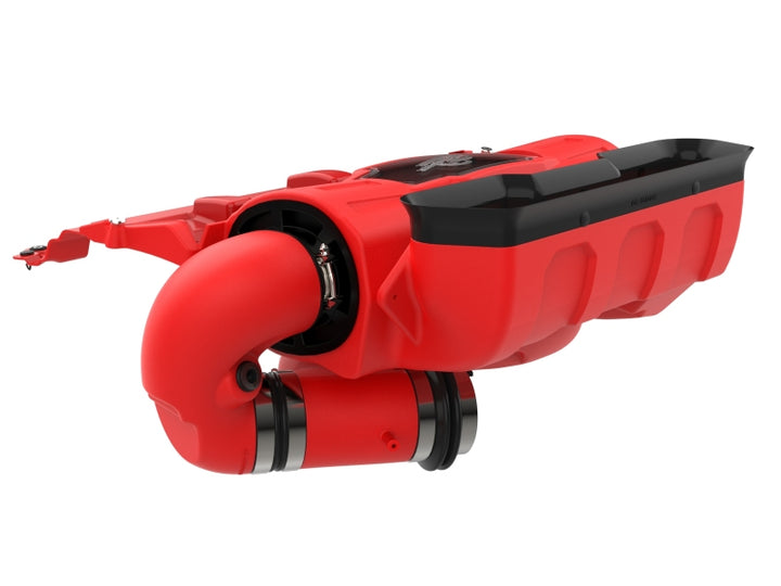 aFe 21-23 Dodge RAM 1500 TRX V8-6.2L Momentum GT Intake- Red - Bull Strap