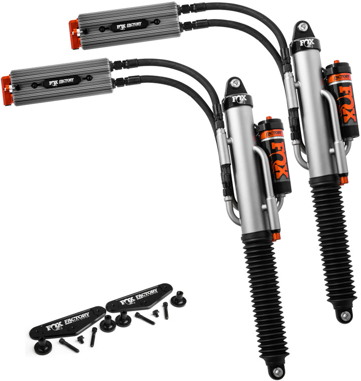 Fox Ford Raptor 3.0 Factory Series 12.27in External QAB P/B Reservoir Rear Shock Set - Blk - Bull Strap