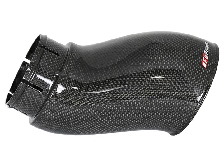 aFe Momentum GT Carbon Fiber Dynamic Air Scoop 15-18 Dodge Challenger V6-3.6L/V8-5.7L/6.4L HEMI - Bull Strap