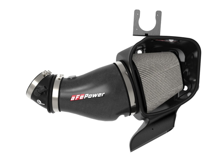 aFe Track Series Carbon Fiber Pro Dry S AIS - 19-20 Jeep Grand Cherokee Trackhawk 6.2L - Bull Strap