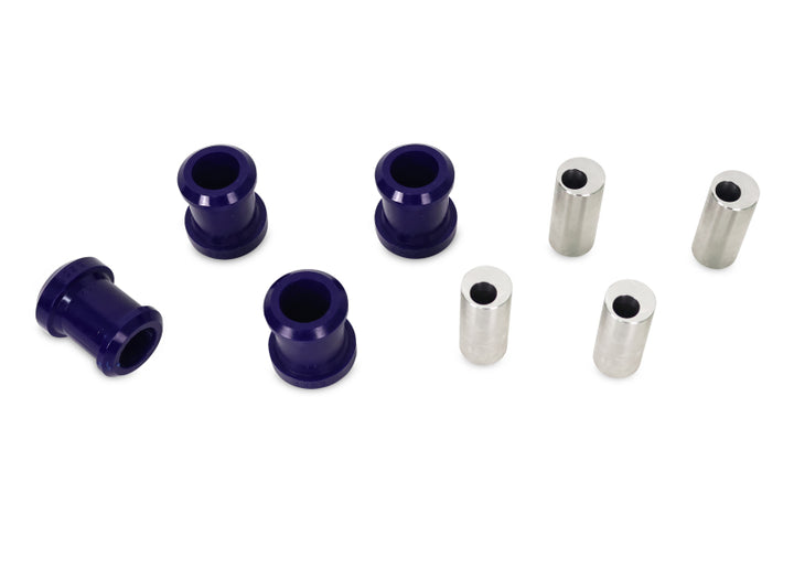 SuperPro 04-11 Mazda RX-8 Camber Adjustable Front UCA Inner Bushing Kit - Stainless Hardware - Bull Strap