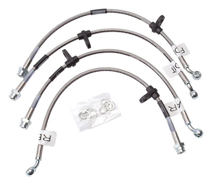 Russell Performance 99-02 Honda Civic Coupe Si Brake Line Kit - Bull Strap