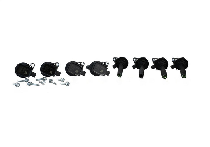 Ford Racing Coyote 5.0L V8 (Fits 2/24/16 And Later Mustang GT/F-150 4V Ti-VCT) Ignition Coil Set - Bull Strap