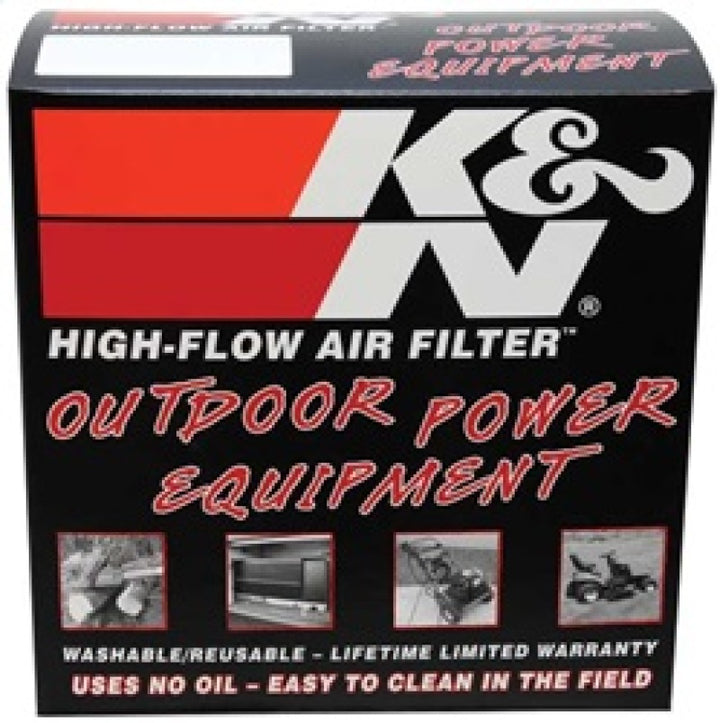 K&N Replacement Industrial Air Filter Round 5.5in ID / 7in OD / 2.25in H - Bull Strap