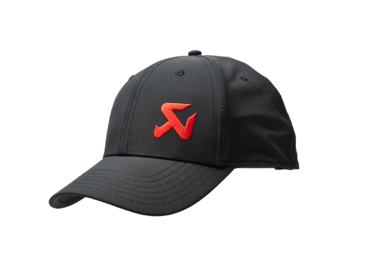 Akrapovic Logo Baseball Cap - Black - Bull Strap