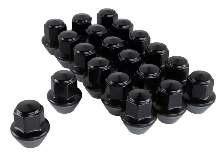 Ford Racing 15-18 Mustang Black Lug Nut Kit (20 Lug Nuts) - Bull Strap