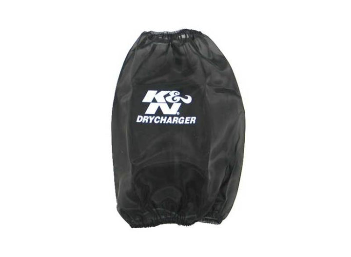 K&N Black Drycharger Round Tapered Custom Air Filter Wrap - Bull Strap