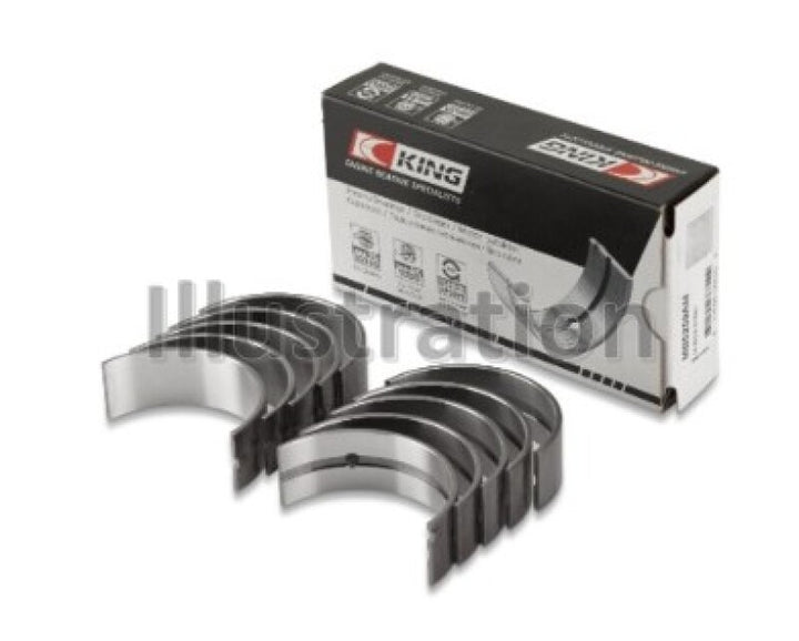 King Engine Bearings Nissan QR25DE DOHC 16 Valves Main Bearing Set - Size STD - Bull Strap