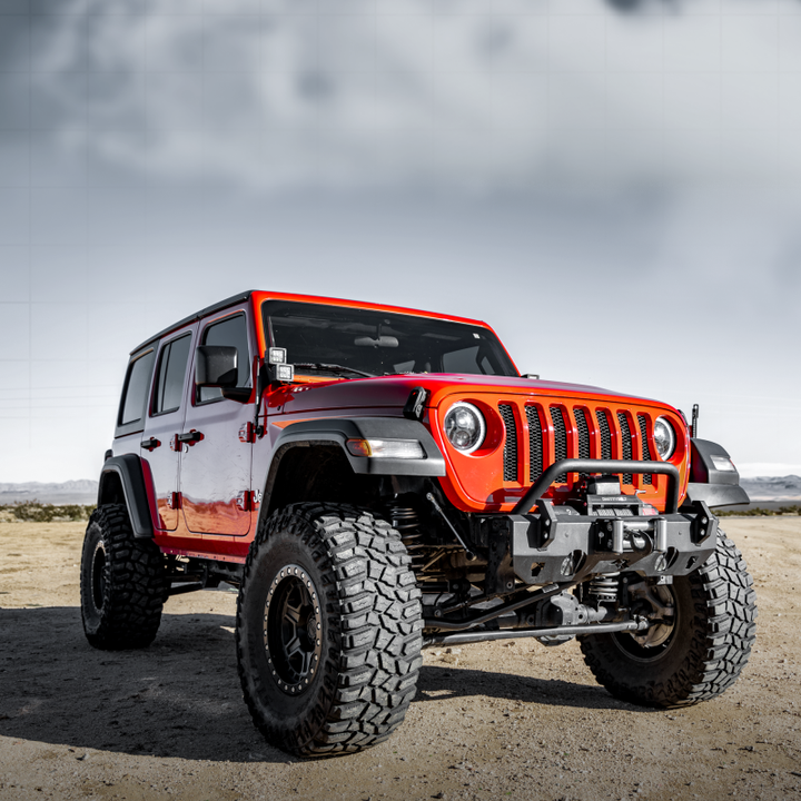 Progressive 18-24 Jeep JL / 20-24 JT STR 46 Series 2.0 Smooth Body Front Shocks (Pair) - 3.5-4.0in - Bull Strap