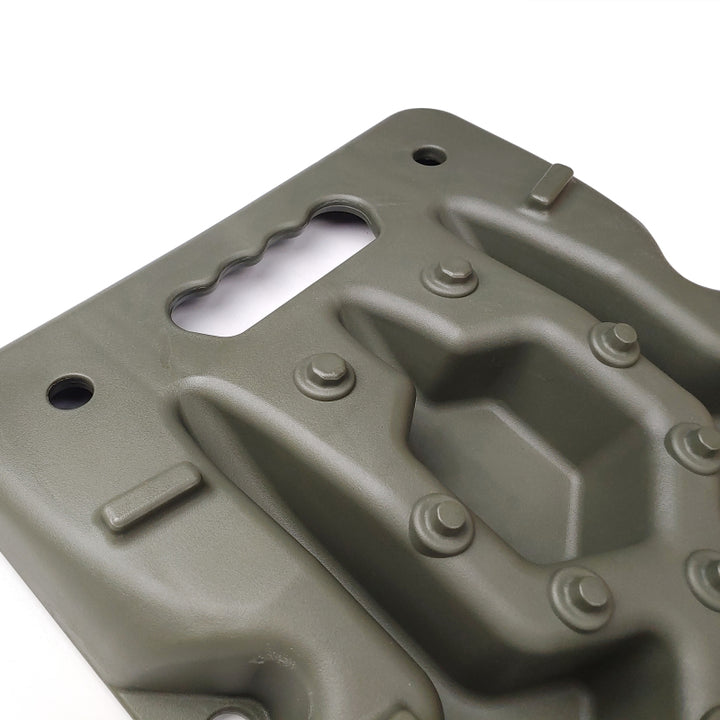 DV8 Offroad Recovery Traction Boards w/ Carry Bag - Olive - Bull Strap