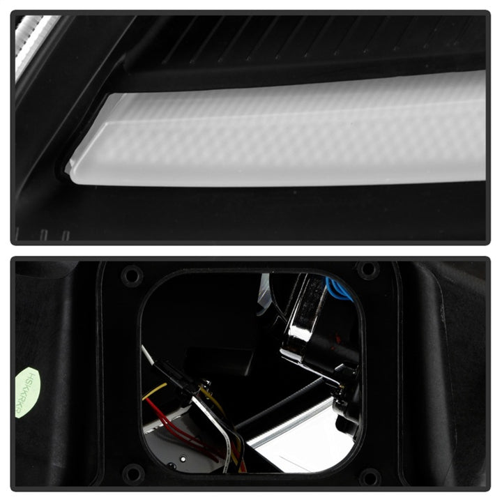 Spyder Signature Series 05-13 Chevrolet Corvette C6 Projector Headlights - Bull Strap