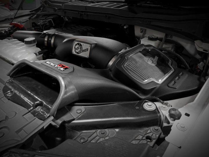 aFe POWER Momentum GT Pro Dry S Intake System 2021+ Ford F-150 V6-3.5L (tt) - Bull Strap