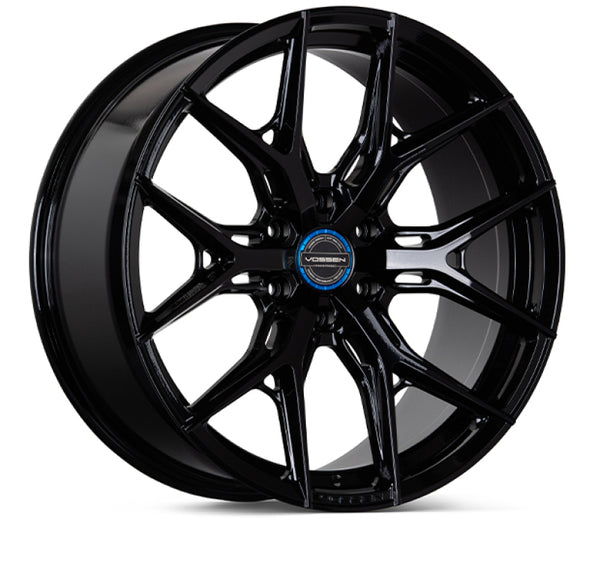 Vossen HF6-4 22x9.5 / 6x135 / ET20 / Deep Face / 87.1 - Gloss Black Wheel - Bull Strap