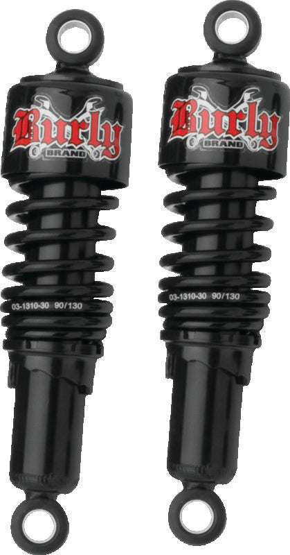 Burly Brand XL Shocks 10.5in - Black - Bull Strap