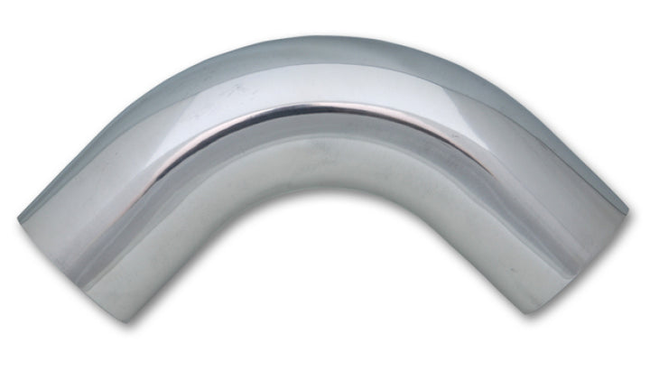 Vibrant 2in O.D. Universal Aluminum Tubing (90 degree bend) - Polished - Bull Strap