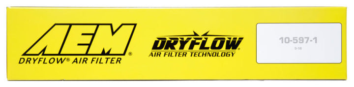 AEM 10-18 Lexus RX350 V6-3.5L F/I DryFlow Air Filter - Bull Strap