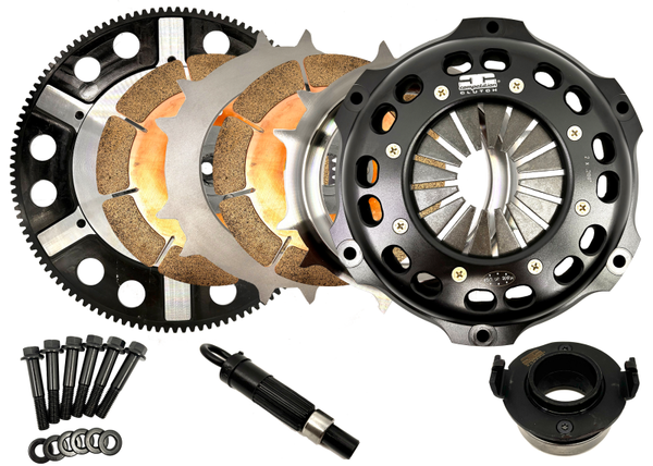 Competition Clutch Honda/Acura K Series 184mm Twin Disc Ceramic Clutch Kit - Bull Strap