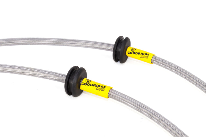 Goodridge 04-13 Mazda 3/Mazdaspeed3 Stainless Steel Brake Line Kit - Bull Strap