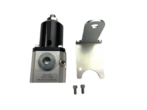 PureFlow AirDog Universal Fuel Pressure Regulator w/5 -8 ORB Ports 7-70psi - Bull Strap