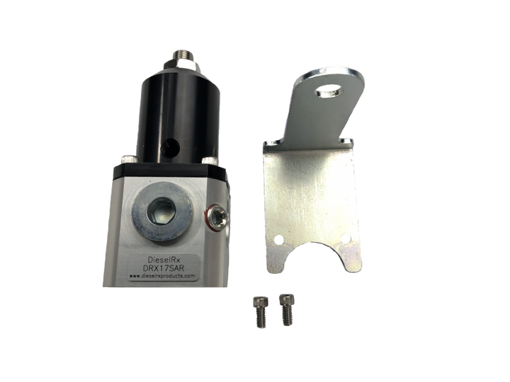 PureFlow AirDog Universal Fuel Pressure Regulator w/5 -8 ORB Ports 7-70psi - Bull Strap
