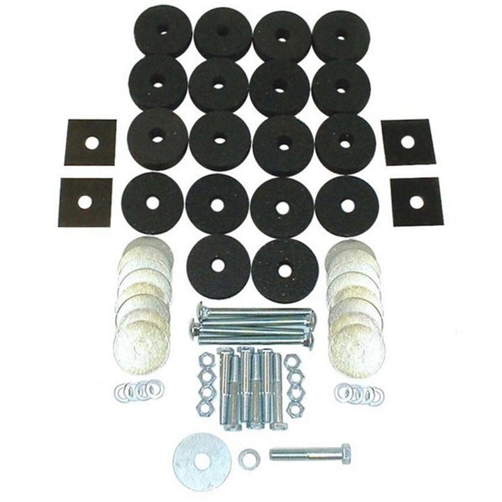 Omix Body Tub Mounting Kit 41-75 Willys & Jeep Models - Bull Strap