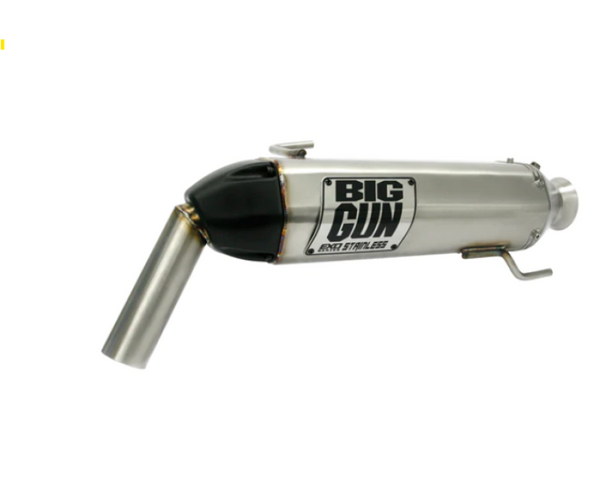 Big Gun 17-23 Polaris SPORTSMAN 850/SP EXO Stainless Slip On Exhaust - Bull Strap