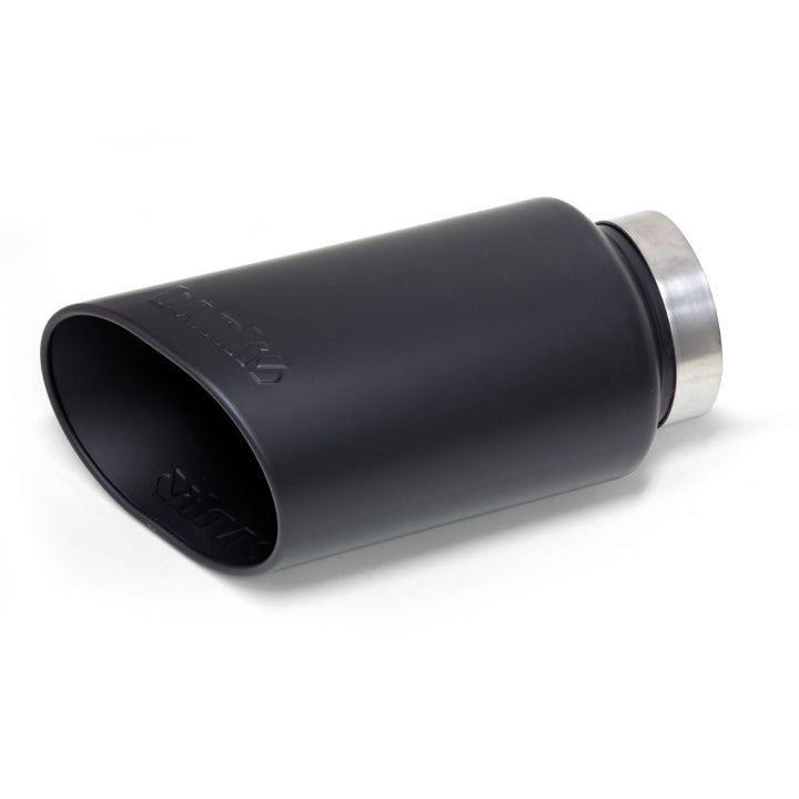 Banks Power 2017 Ford 6.7L 5in Monster Exhaust System - Single Exhaust w/ Black Tip - Bull Strap