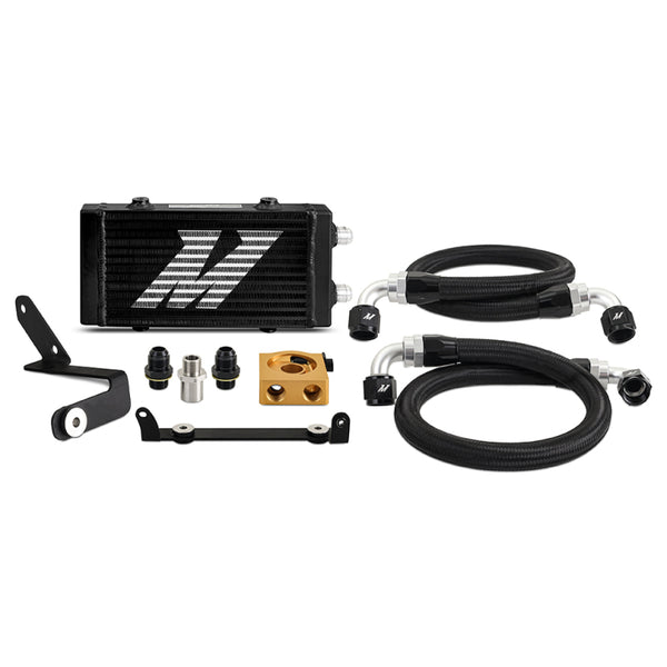 Mishimoto 2023+ Toyota GR Corolla Oil Cooler Kit - Thermostatic - Black - Bull Strap